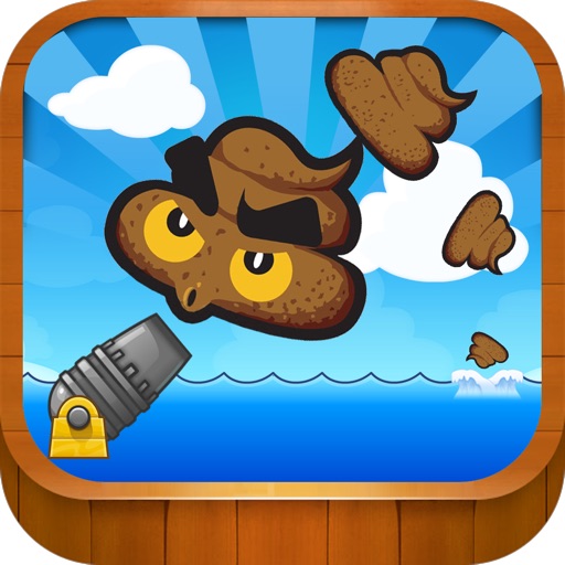 Flying Poop Icon