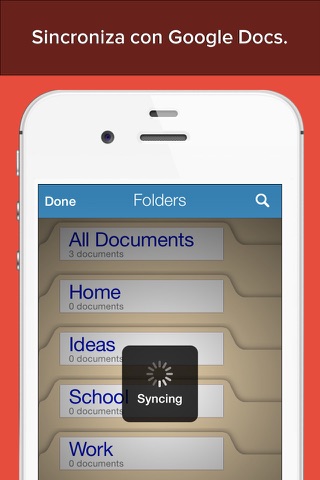 My Writing Desk for iPhone -The Perfect Document Writer & Text Editor with Google Docs™ Sync screenshot 4