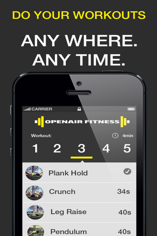 Legs Workout with Bodyweight by Openair Fitness screenshot 2