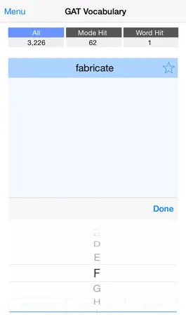 Game screenshot GAT Vocabulary Flashcards Lite hack