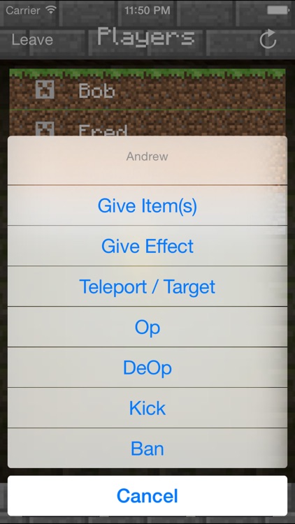 Mine Control for Minecraft