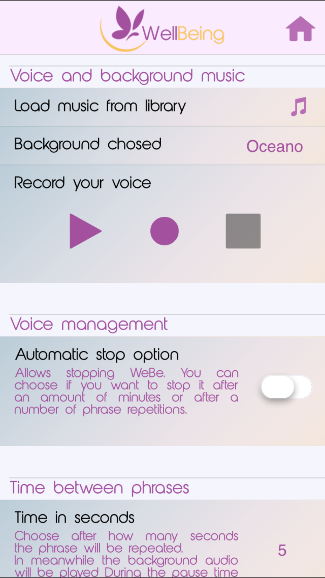 WellBeing healing screenshot 5