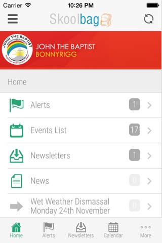 John the Baptist Bonnyrigg - Skoolbag screenshot 3