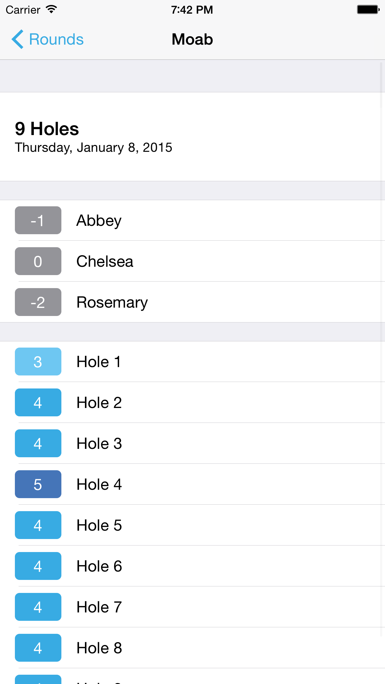 Longshot - PDGA Disc Golf Course Directory & Scorecard screenshot 2