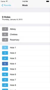 Longshot - PDGA Disc Golf Course Directory & Scorecard screenshot #2 for iPhone