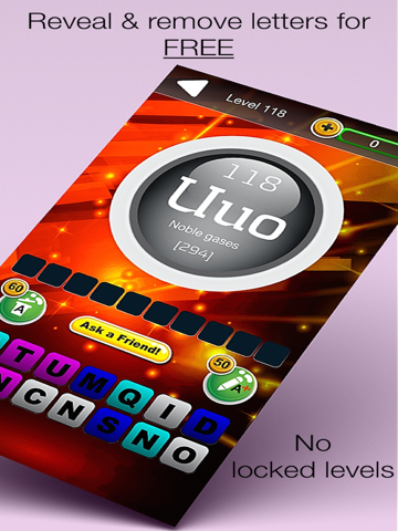 Screenshot #5 pour Quiz Pic: Periodic Table Of The Elements Learning game
