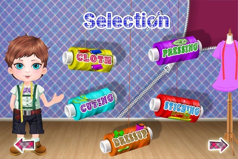 Tailor Dressing Girl Games screenshot 2