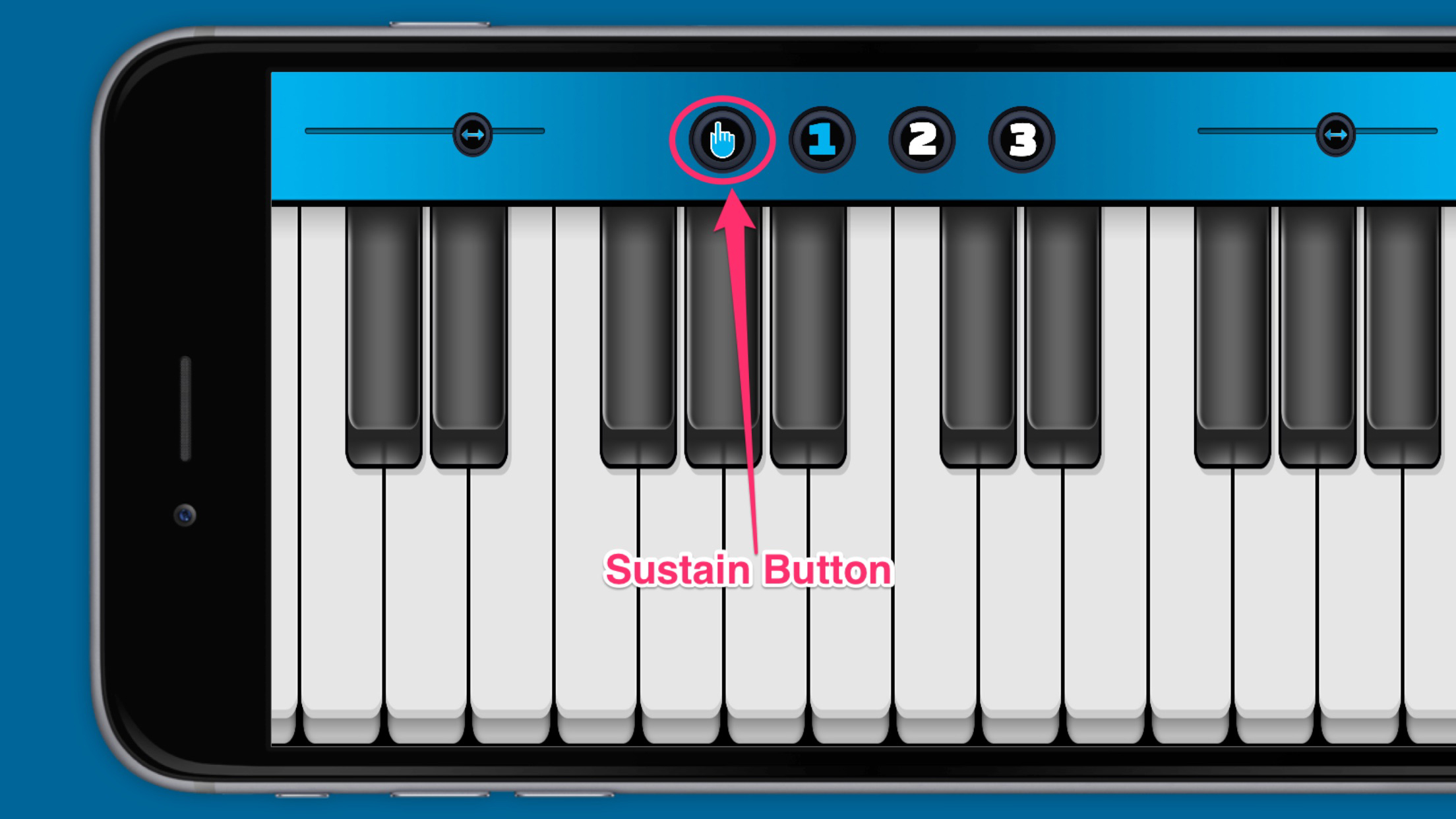 iPiano - A Virtual Keyboard screenshot 2