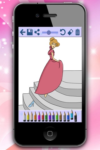Princess coloring books game screenshot 4