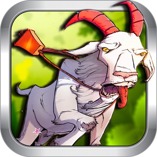 Angry Goat Run - A goat running 3d simulator game Icon