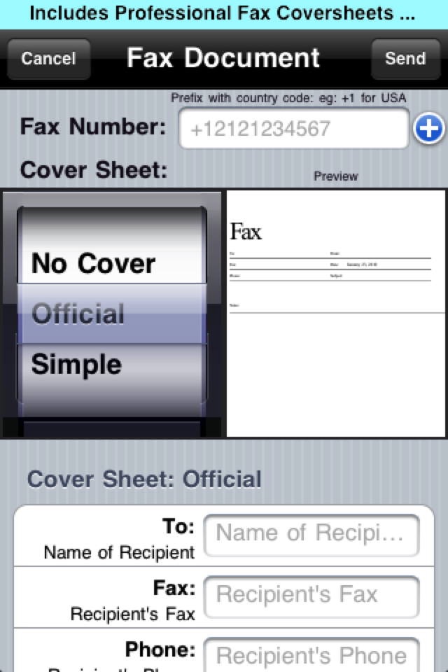 Fax Print Share Lite (+ Postal Mail and Postcards) screenshot 2