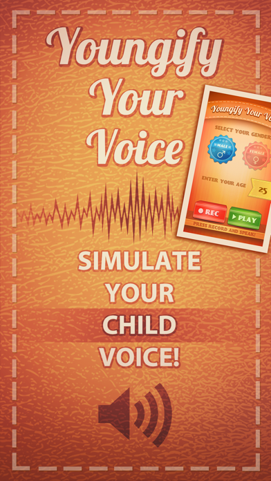 Youngify Your Voice – Simulate Your Child Voice!のおすすめ画像1