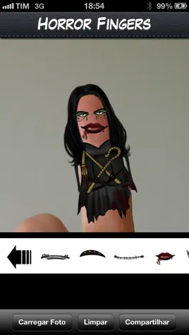 Game screenshot Ужас Fingers - Создание ужаса лица на пальцы hack