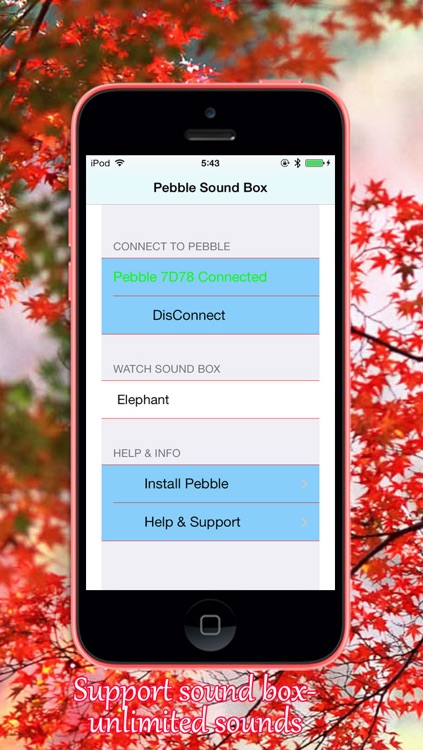 Sound Box for Pebble Smartwatch