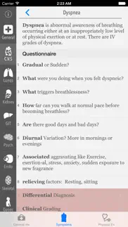 clinical skills - history, symptoms & physical examination iphone screenshot 3