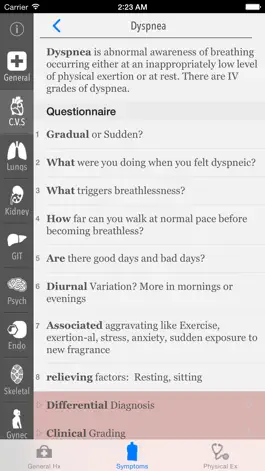 Game screenshot Clinical Skills - History, Symptoms & Physical Examination hack