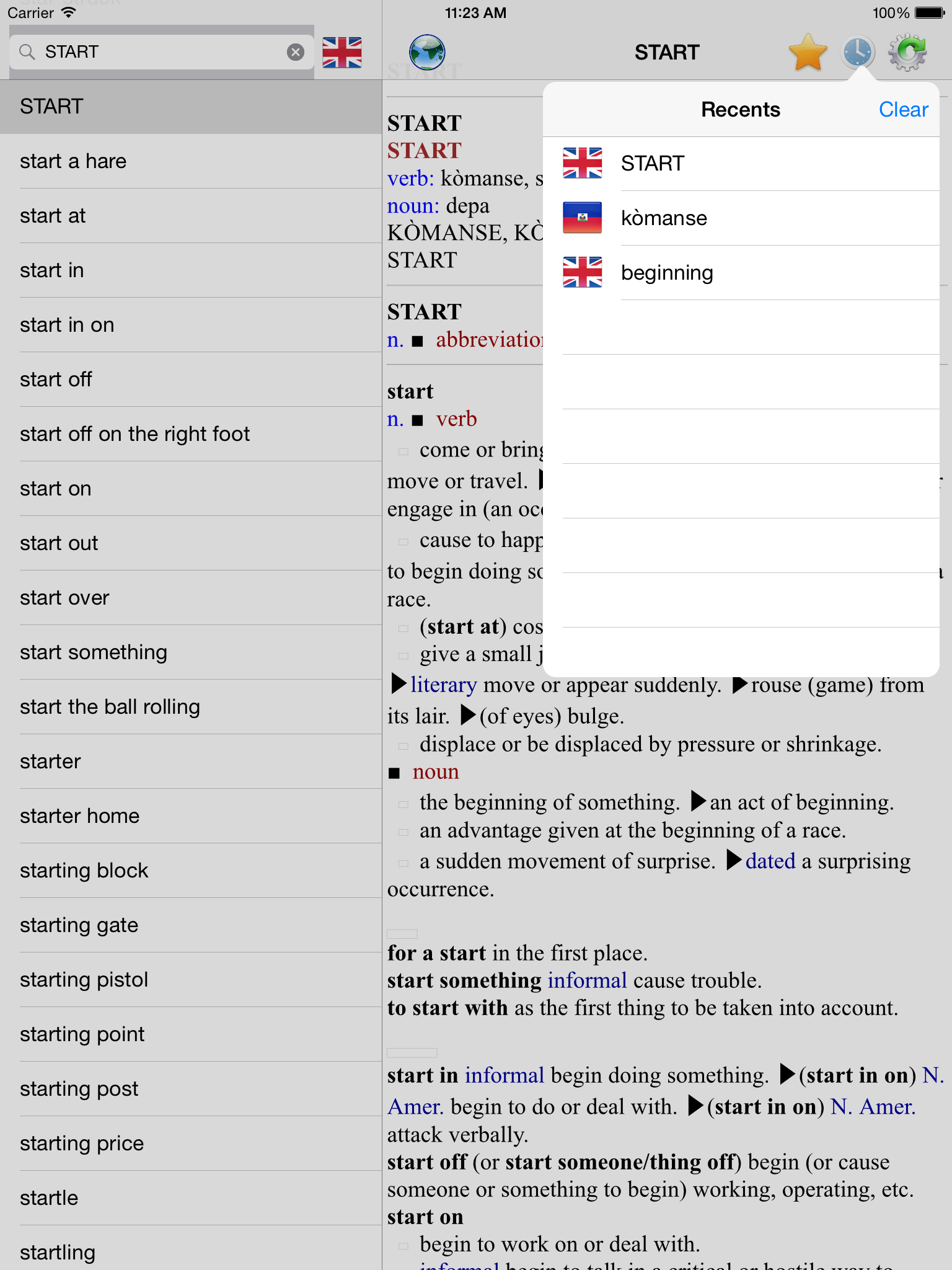 English Haitian Creole best dictionary translate - Angle kreyòl ayisyen pi bon diksyonè tradiksyon