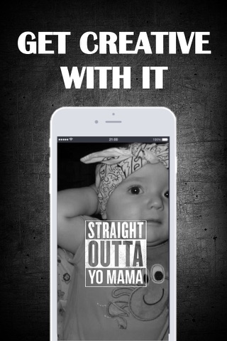 Straight Outta Somewhere Logo Maker -  Rep Your City Meme Creator Booth screenshot 2