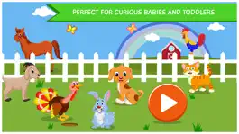 Game screenshot Peekaboo Farm Animals - fun learning game for kids mod apk