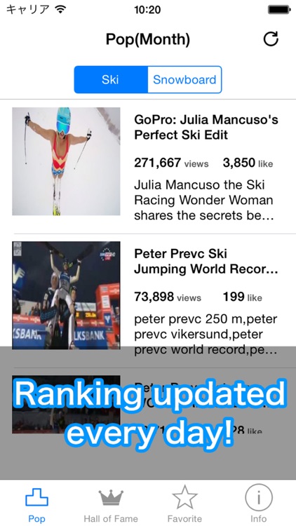 Skiing & Snowboarding Videos