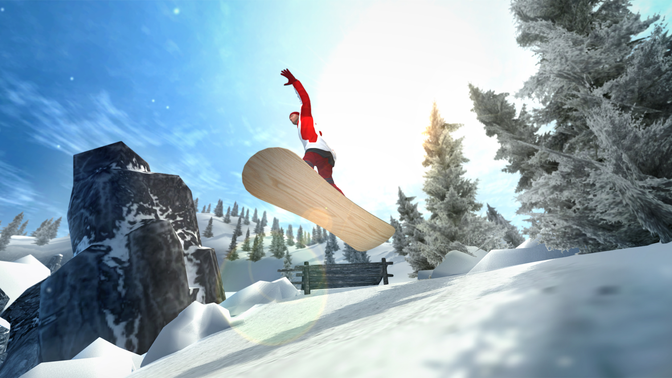Slopestyle Snowboard Winter Stunt Rider screenshot 3