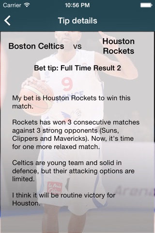 Betting Tips - Basketball, Bet Advisor screenshot 3