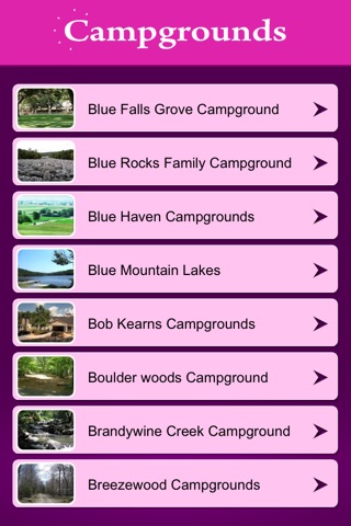 Pennsylvania Campgrounds screenshot 2