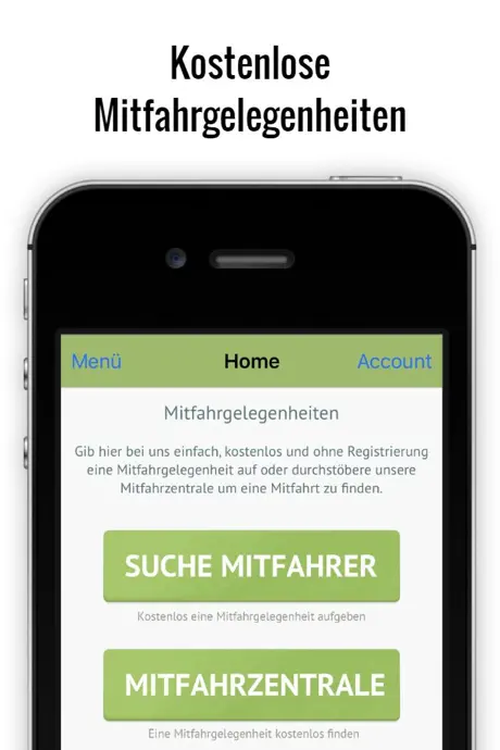 Mitfahrer suchen