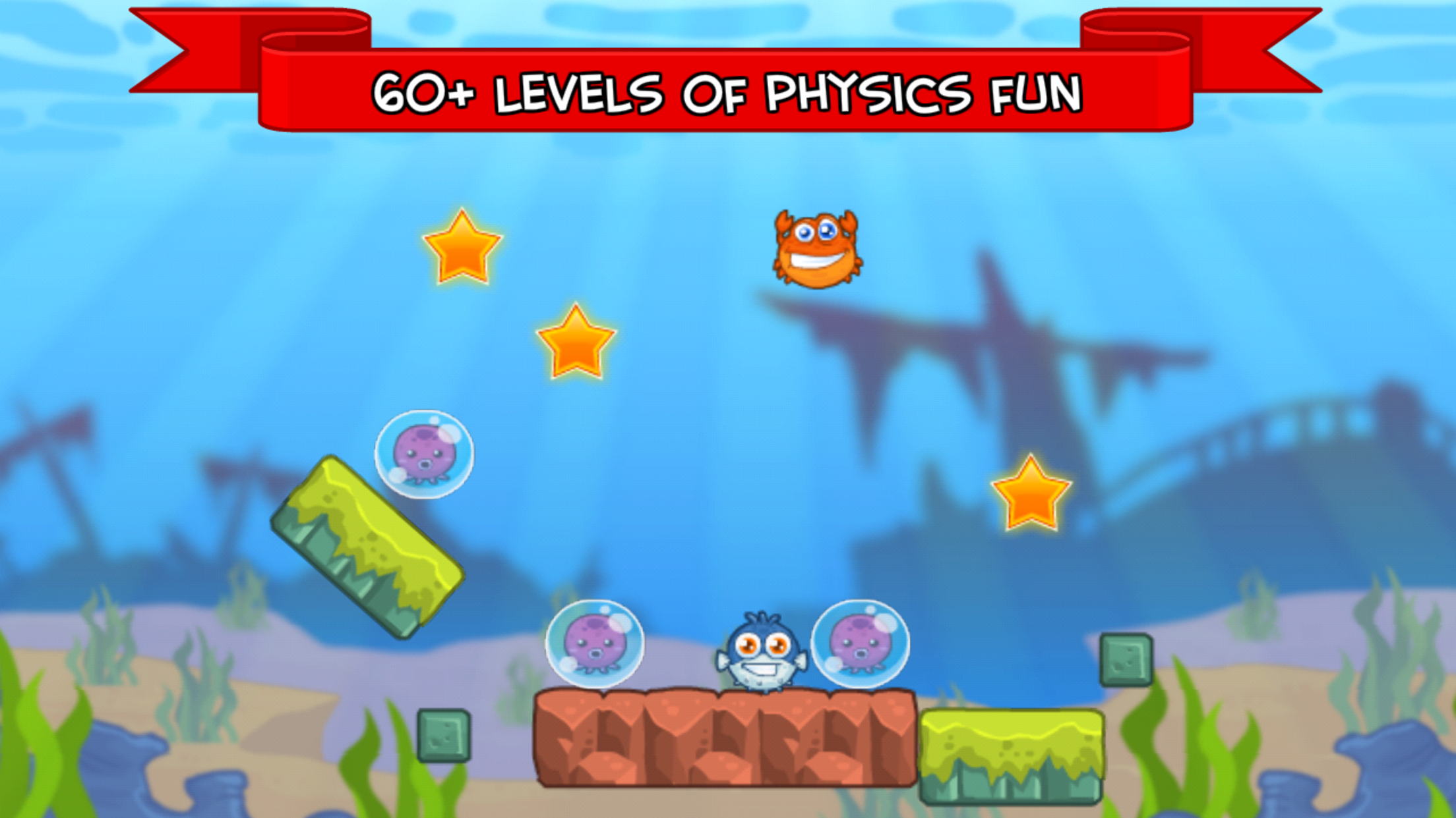 Aquatic Rescue - Clever Oz Physics Puzzle screenshot 3