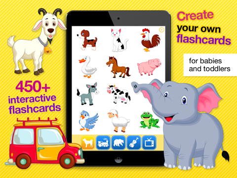 Smart Baby Touch HD - Amazing sounds in toddler flashcards of animals, vehicles, musical instruments and much moreのおすすめ画像1