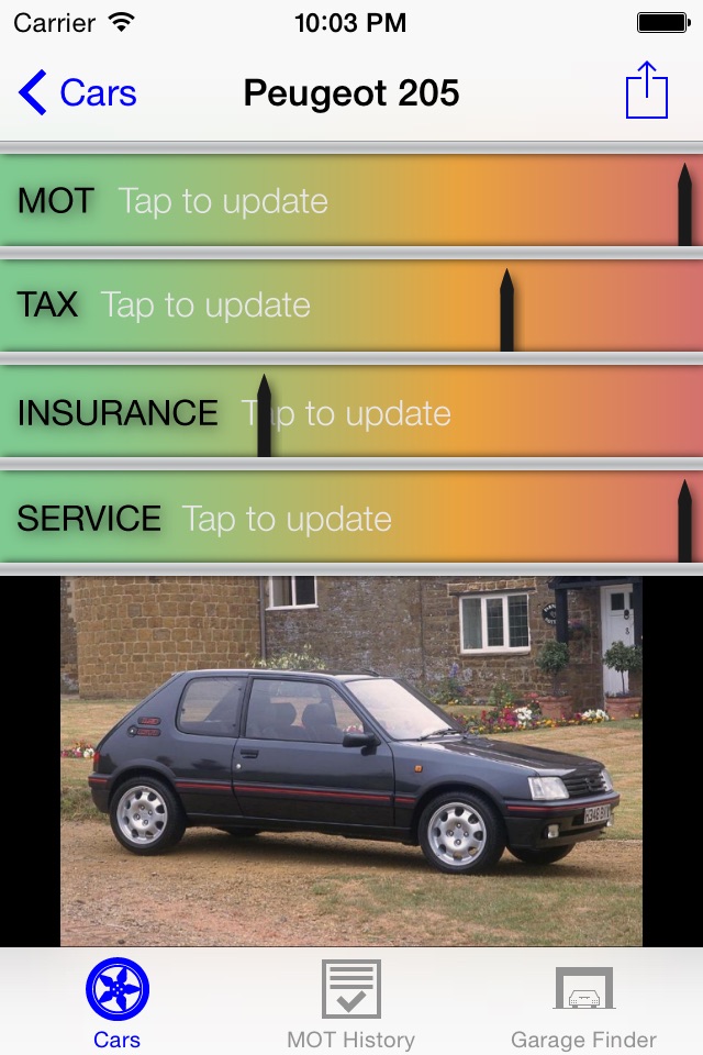 iPhone screenshot