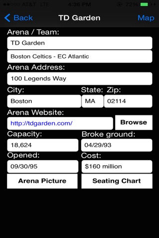 Pro Basketball Teams Arenas Courts screenshot 4