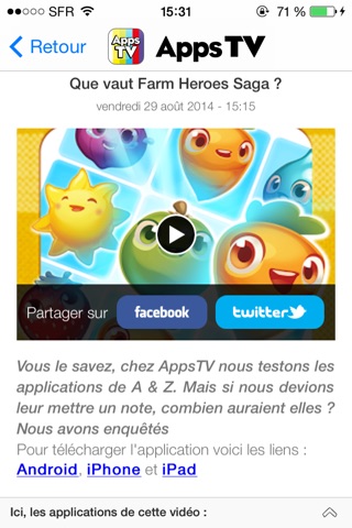 AppsTV : la télé des applis ! screenshot 2