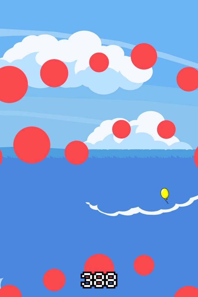 The Yellow Balloon - New Impossible Free Game for iPhone 6 Plus: iOS 8 Apps Edition screenshot 2