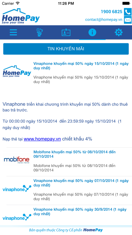 #4. HomePay (iOS) 由: HDC ., Jsc