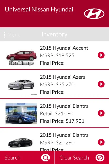Universal Nissan Hyundai