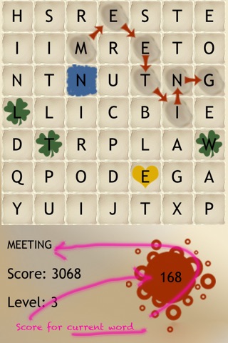 Words Spanish (Español) - The rotating letter word search puzzle board game screenshot 2