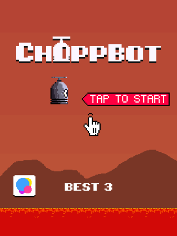 Screenshot #5 pour Choppbot - The Tiny Flappy Copter Robot