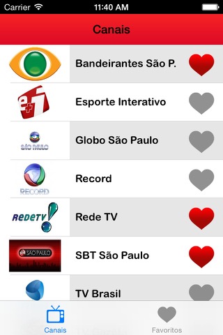 ► TV programação Brasil: Brasileiros TV-canais Programa (BR) - Edition 2014のおすすめ画像1