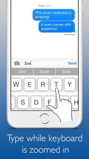 Zoom Keyboard – with Prediction: Custom Keyboard for iOS8(圖2)-速報App