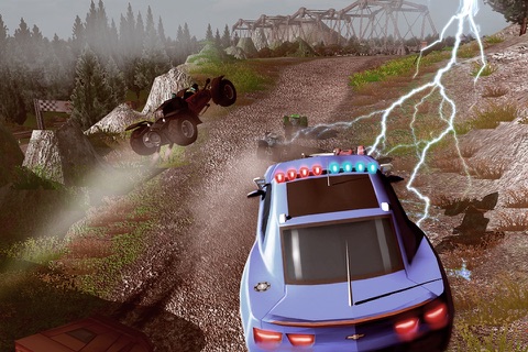 A Death Racer 3D Gold: Best Road Battle of All Vehicles screenshot 3