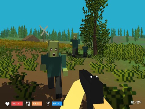 Screenshot #1 for Pixel Zombie Hunt: Survivor Mode