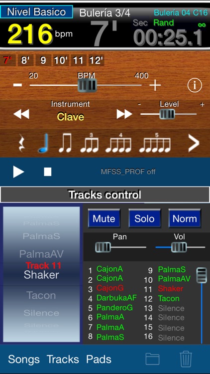 Flamenco Metronome Sevilla Soft