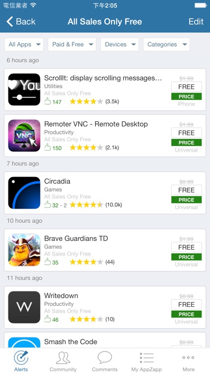 AppZapp Notify - Personal Alerts for Apps on Sale & New Apps