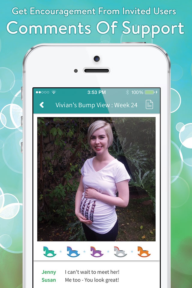 Bump View - Pregnancy photo sharing screenshot 3