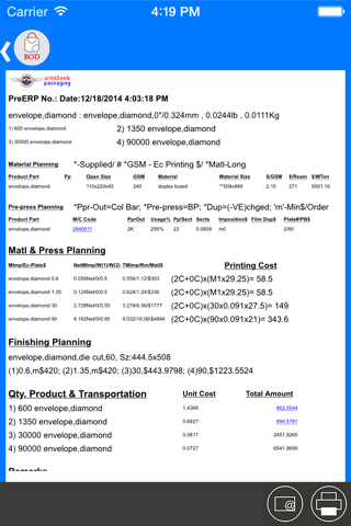 W2P - BOD Bag Envelope Folder screenshot 4