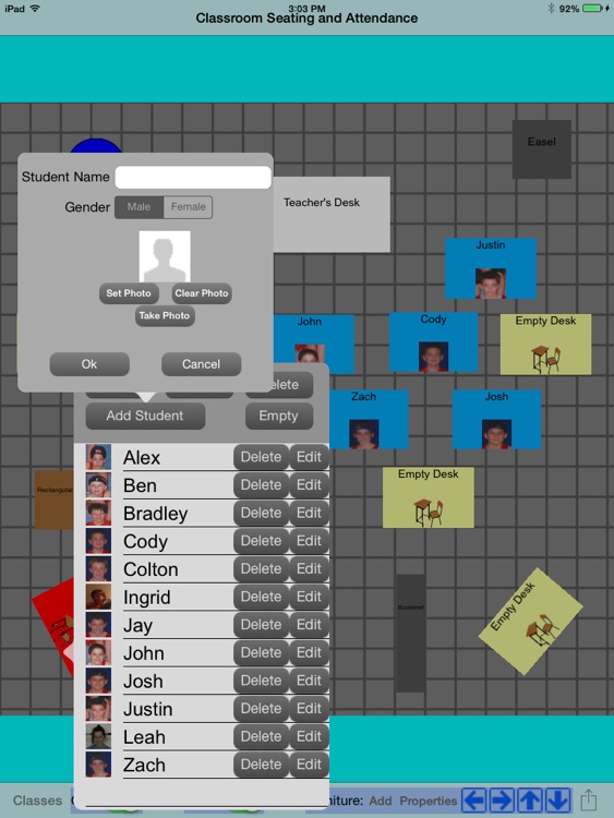 Classroom Seating & Attendance