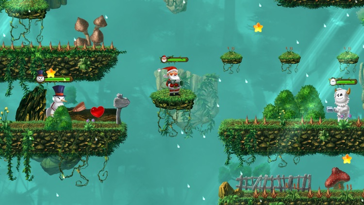 Superhero Santa - 2D Platformer Christmas Game With Santa Claus screenshot-4