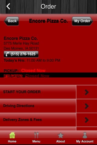 Encore Pizza screenshot 3
