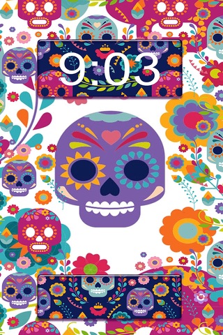 Skull Wallpaper Collection – Day of The Dead Background Images and Scary Lock Screen Themes screenshot 3